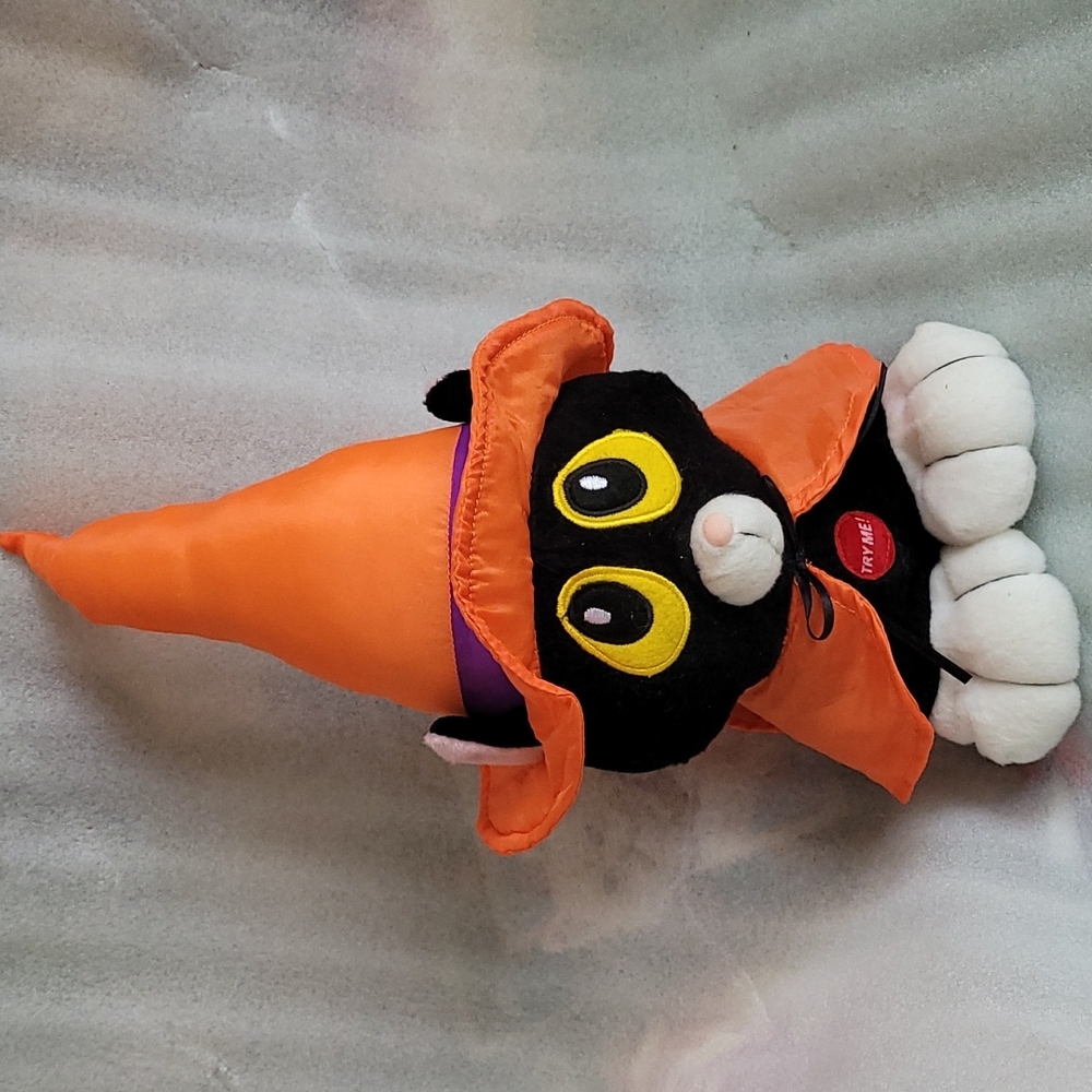Halloween talking plush kitty